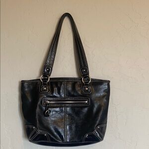 Elegant Black Tote Bag